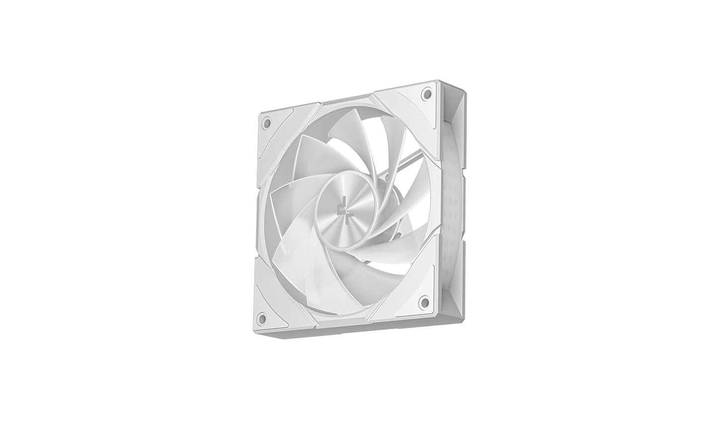 Deepcool CG580 4F, Tempered Glass, White