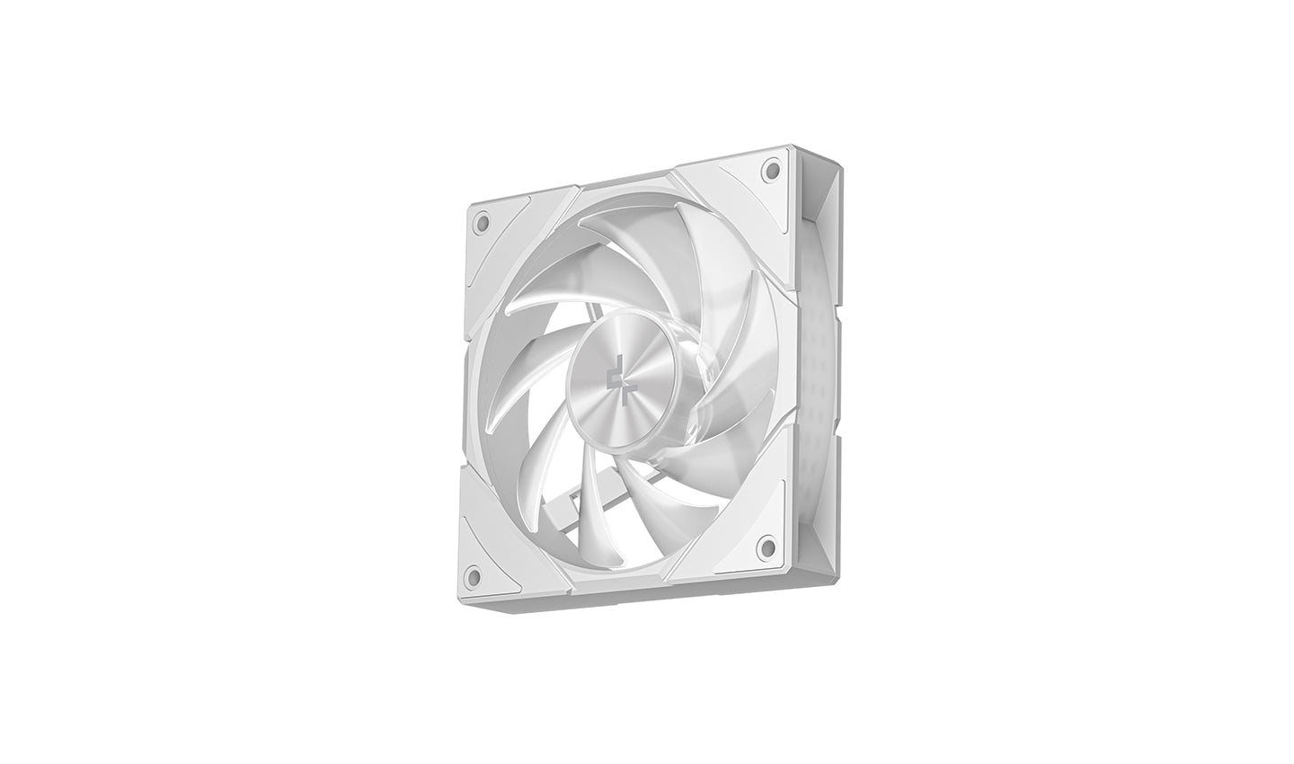 Deepcool CG580 4F, Tempered Glass, White