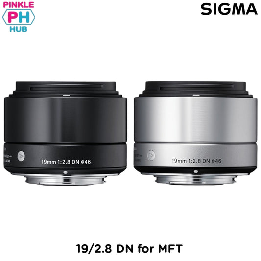 SIGMA 19/2.8 DN (Black/Silver) for MFT