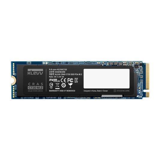 KLEVV Cras C720 - 2TB m.2 NVMe PCIe Gen3x4 (K02TBM2SP0-C72)