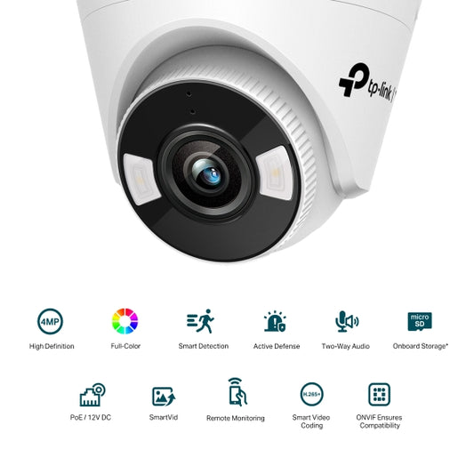 Tp-Link VIGI C440(2.8mm/4mm) I VIGI 4MP Full-Color Turret Network Camera