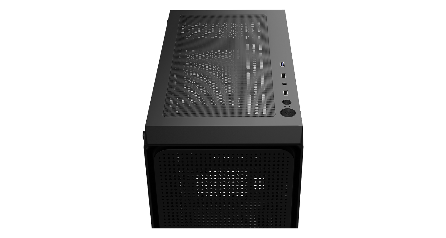 Ocypus Gamma C50 Mini-Tower Airflow Case with Mesh White/Black