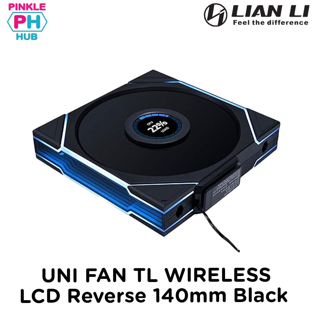 Lian Li UNI FAN TL WIRELESS LCD 140mm REVERSE BLADE