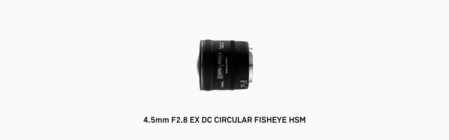 SIGMA 4.5/2.8 EX DC fisheye for CANON