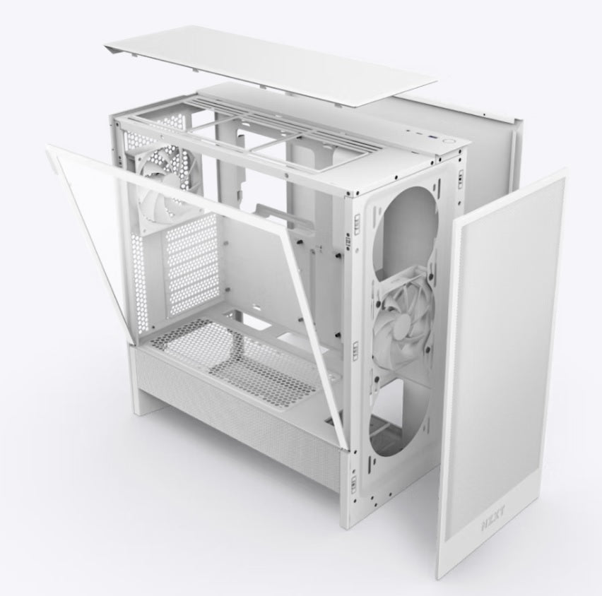 NZXT H5 Flow White (2024) - Mid Tower