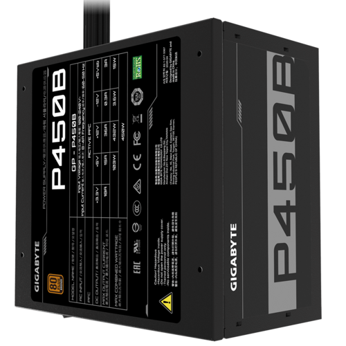 GIGABYTE 450W P450B Power Supply (GP-P450B)