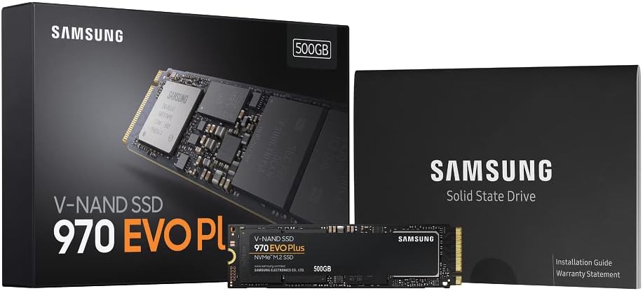 Samsung 970 EVO PLUS 500GB M.2 PCIe Gen3 x4 NVMe 4TB 2.5" (MZ-V7S500BW)