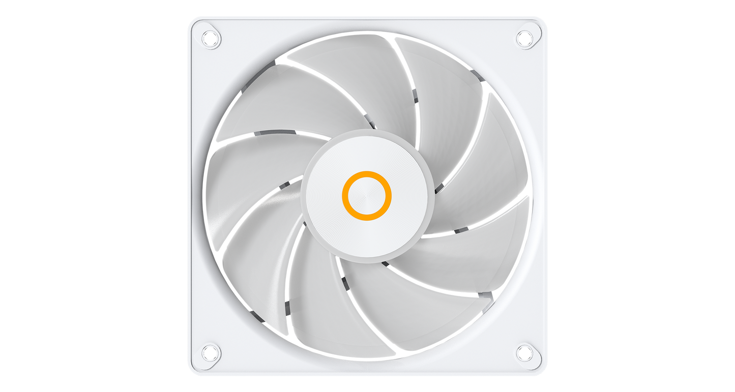 OCYPUS GAMMA F12 ELITE WHITE/ BLACK ARGB FAN