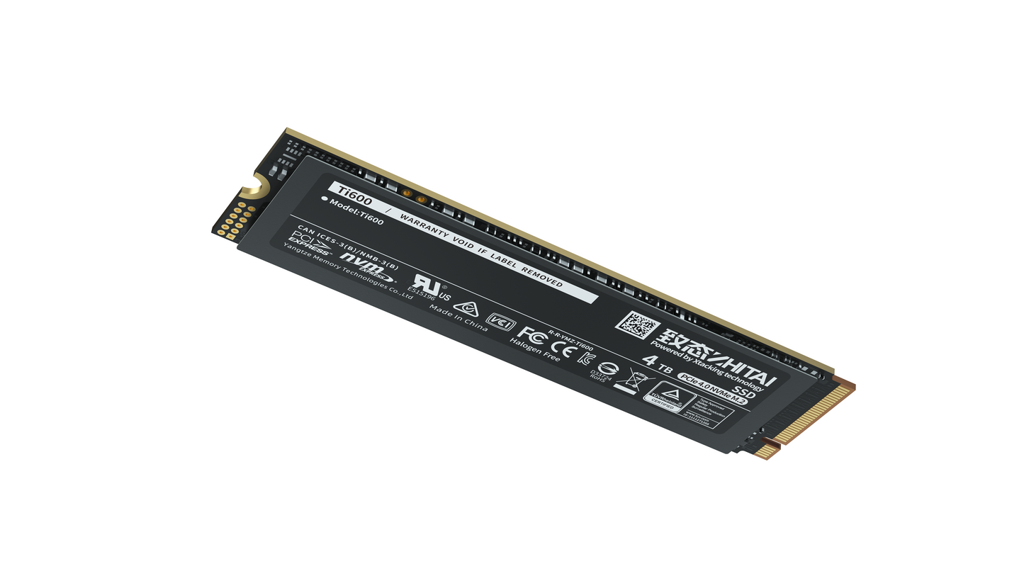 YMTC Zhitai Ti600 NVMe M.2 SSD - back view
