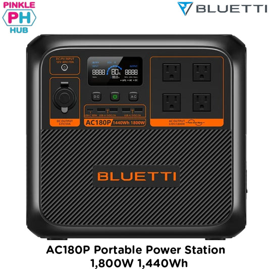 BLUETTI AC180P Portable Power Station | 1,800W 1,440Wh