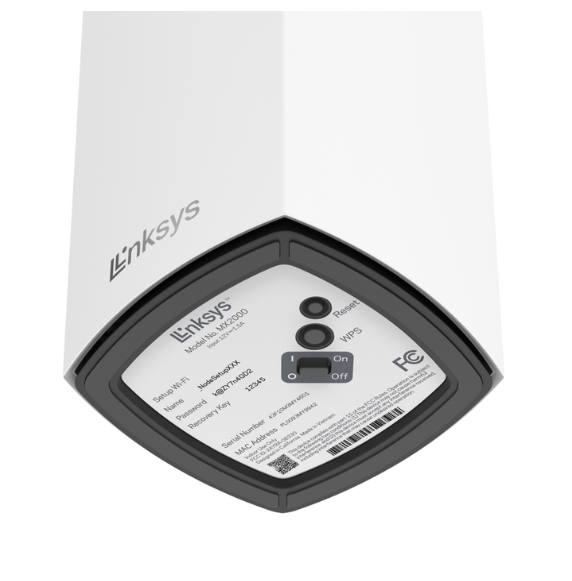 Linksys Atlas 6 (MX2002-AH) Dual-Band Whole Home Mesh WiFi 6 System (2-Pack) Ultra-Fast WiFi 6, Intelligent Mesh, 4000 sq. ft., 50+ devices, 3.0 Gbps