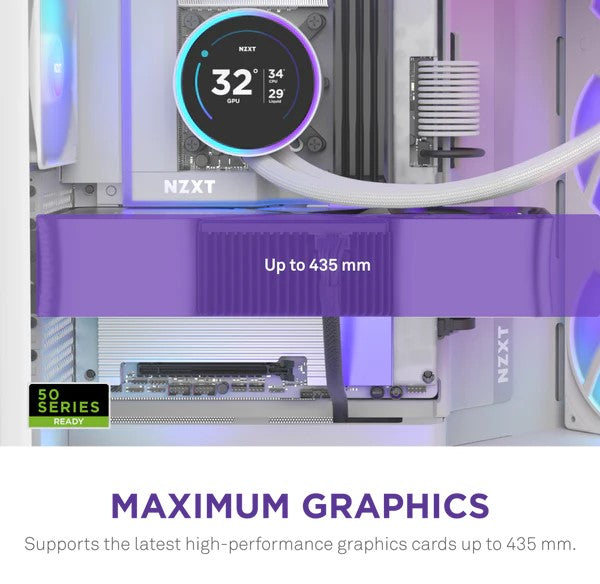 NZXT H9 Flow RGB+ White Case