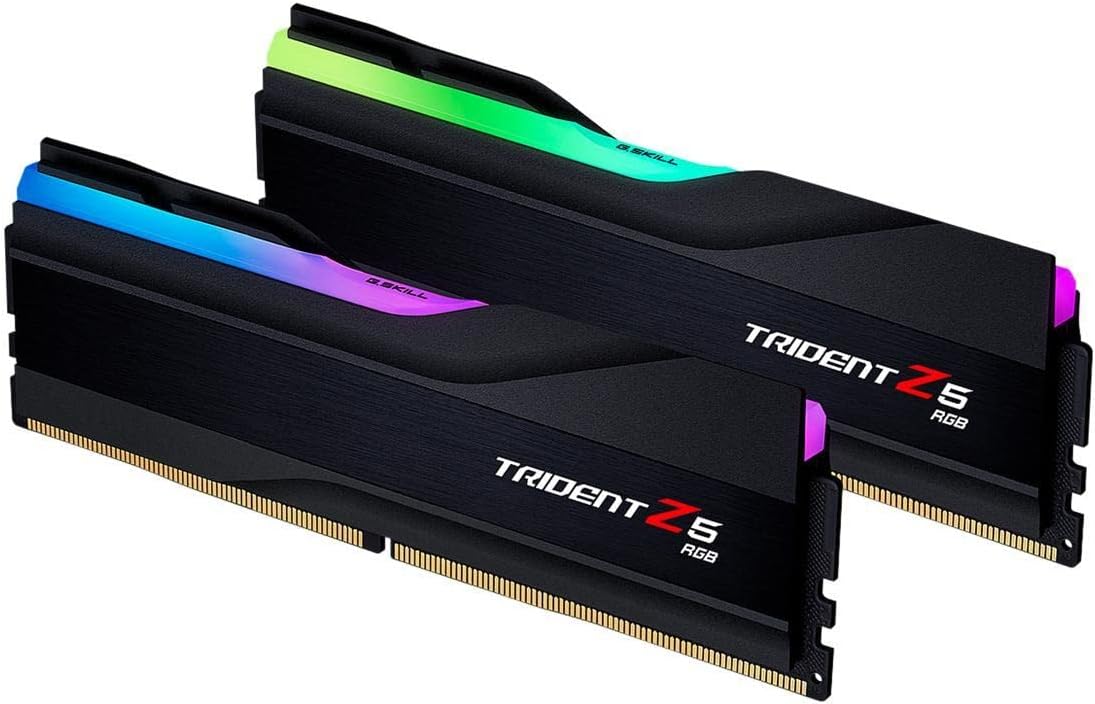 G.skill Trident Z5 RGB 32GB (2x16GB) DDR5-5200 CL36-36-36-83 1.20V Intel XMP (F5-5200J3636C16GX2-TZ5RK)