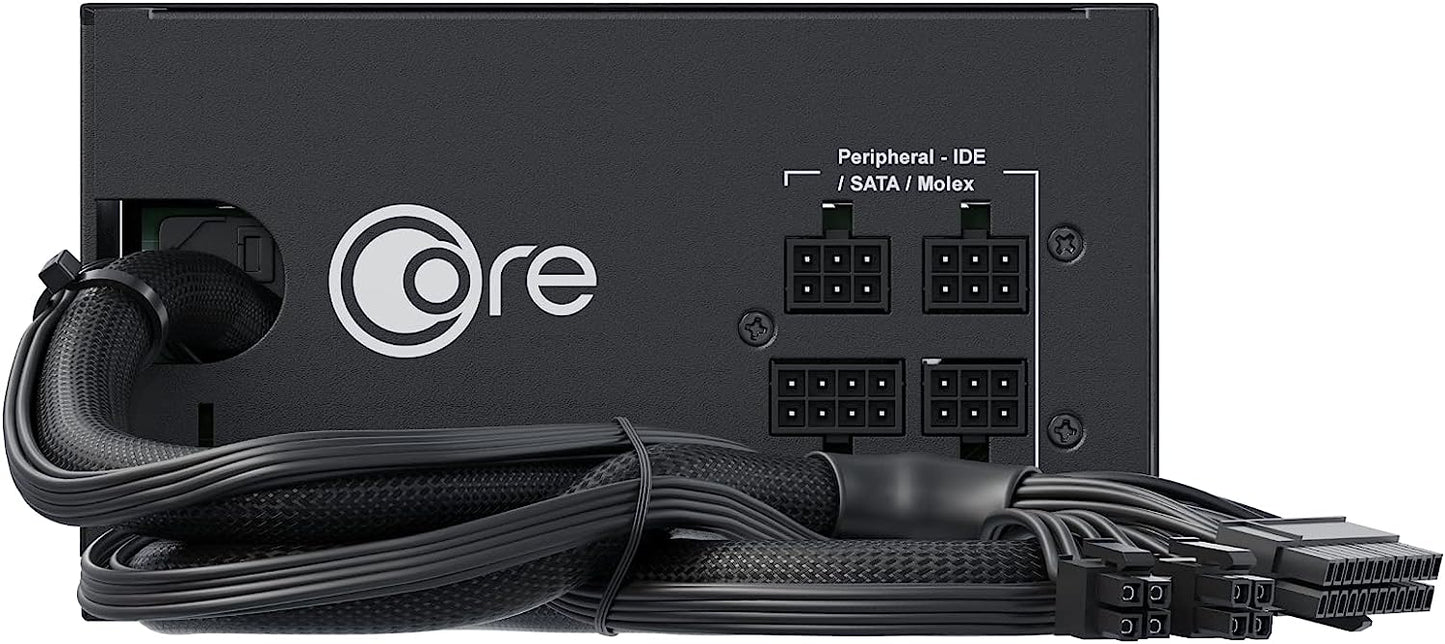 Seasonic CORE GM-500, 500W 80+ Gold, Semi-Modular, Fan Control in Silent and Cooling Mode, Perfect Power Supply for Gaming and Various Application (SSR-500LM)