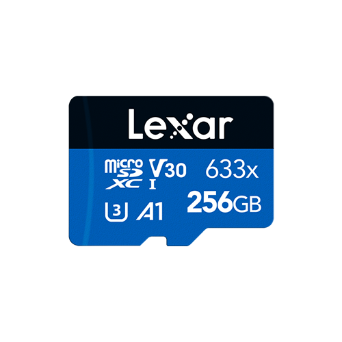 Lexar High-Performance 633x microSDHC™/microSDXC™ UHS-I Cards BLUE Series