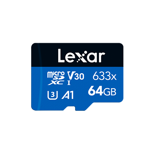 Lexar High-Performance 633x microSDHC™/microSDXC™ UHS-I Cards BLUE Series