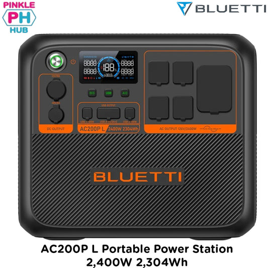 BLUETTI AC200P L Portable Power Station | 2,400W 2,304Wh