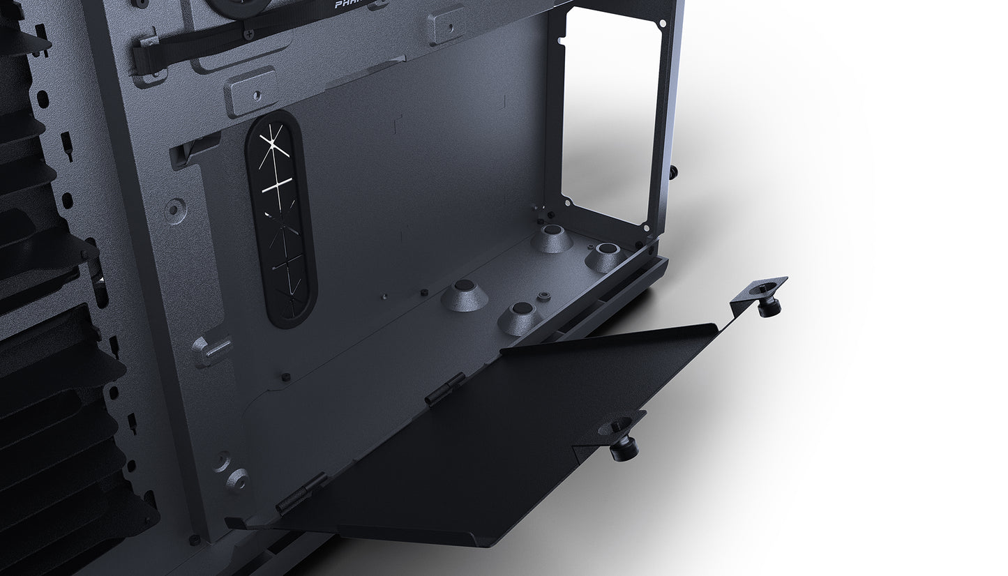 Phanteks Enthoo 719 High Performance Full Tower Case – Tempered Glass, Aluminum panels, dual system/psu support, massive storage, Fan Hub, Digital-RGB lighting (PH-ES719LTG)
