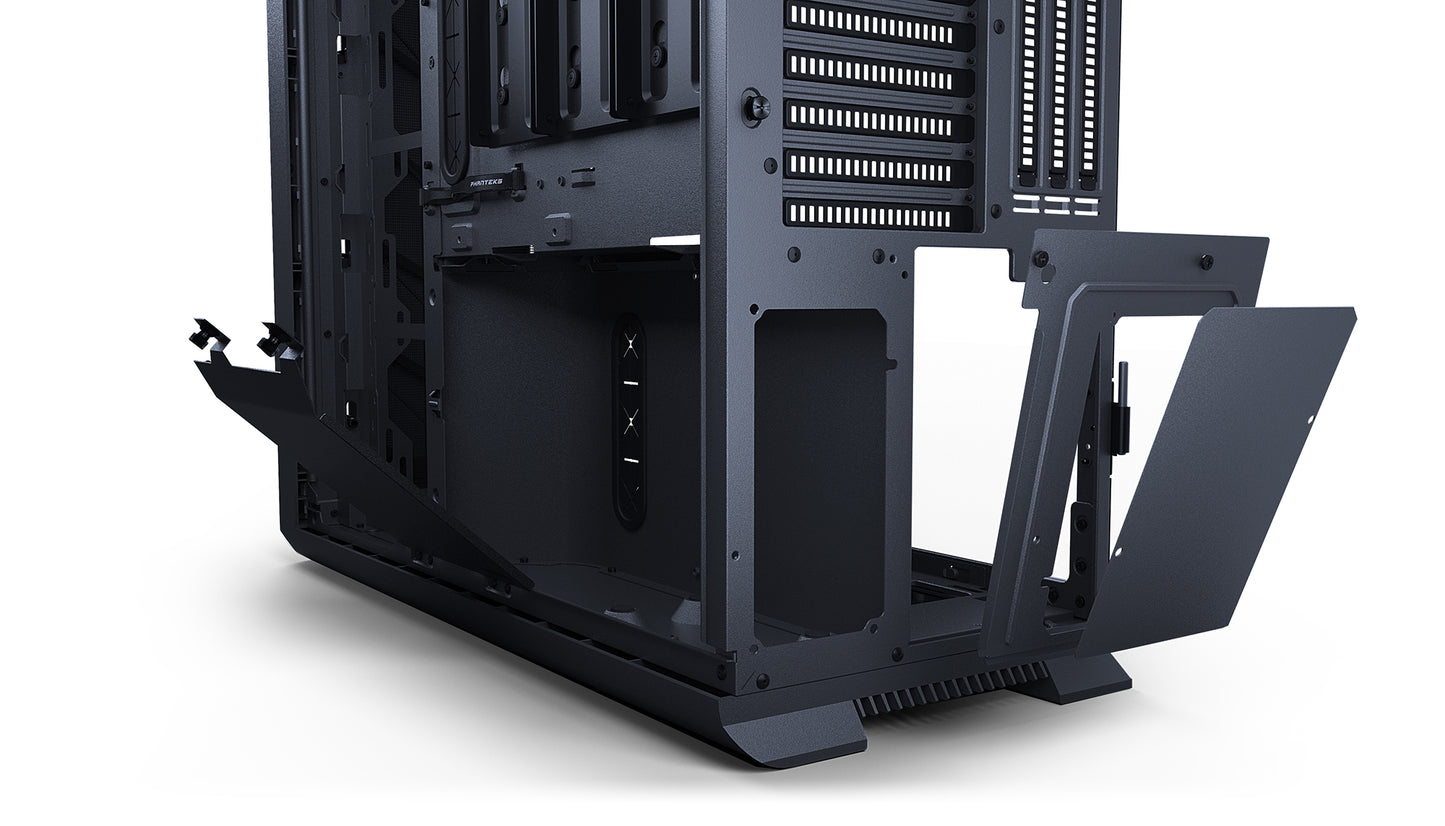 Phanteks Enthoo 719 High Performance Full Tower Case – Tempered Glass, Aluminum panels, dual system/psu support, massive storage, Fan Hub, Digital-RGB lighting (PH-ES719LTG)