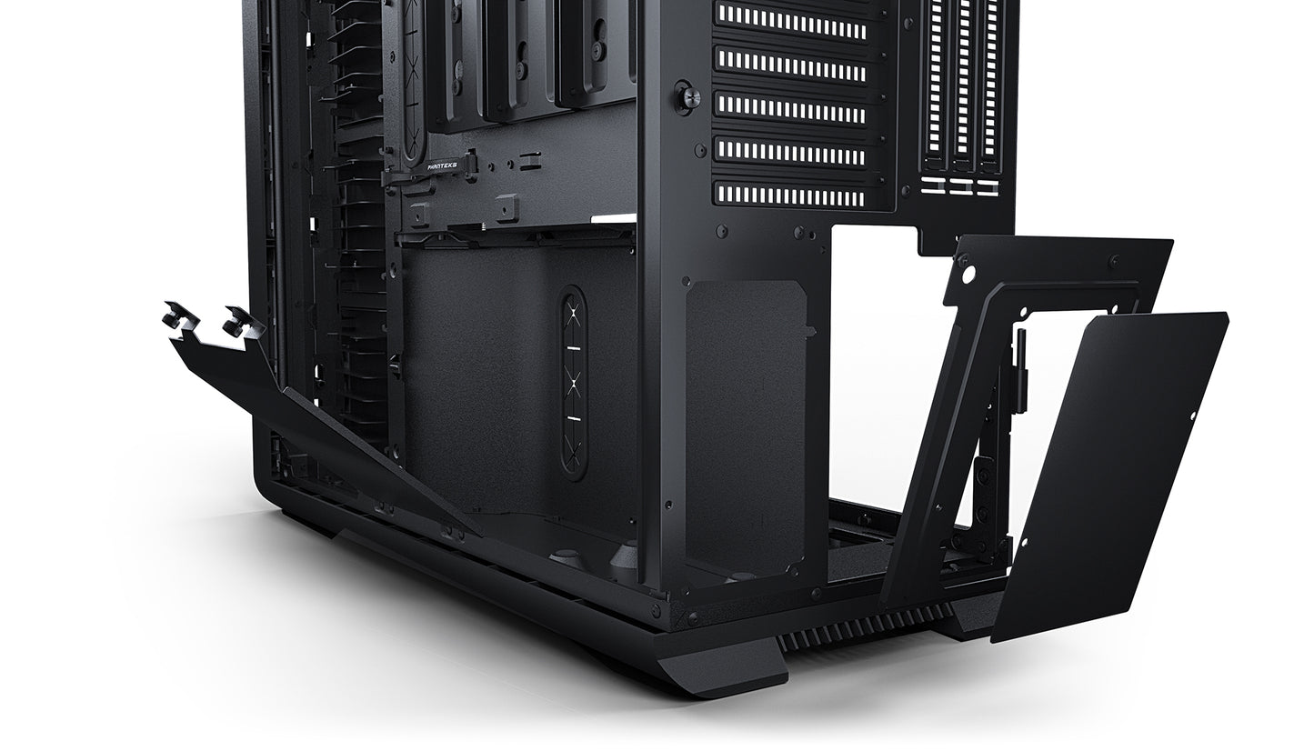Phanteks Enthoo 719 High Performance Full Tower Case – Tempered Glass, Aluminum panels, dual system/psu support, massive storage, Fan Hub, Digital-RGB lighting (PH-ES719LTG)