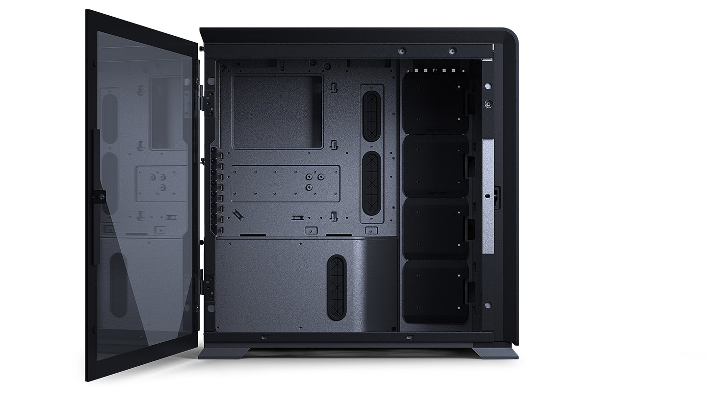 Phanteks Enthoo 719 High Performance Full Tower Case – Tempered Glass, Aluminum panels, dual system/psu support, massive storage, Fan Hub, Digital-RGB lighting (PH-ES719LTG)