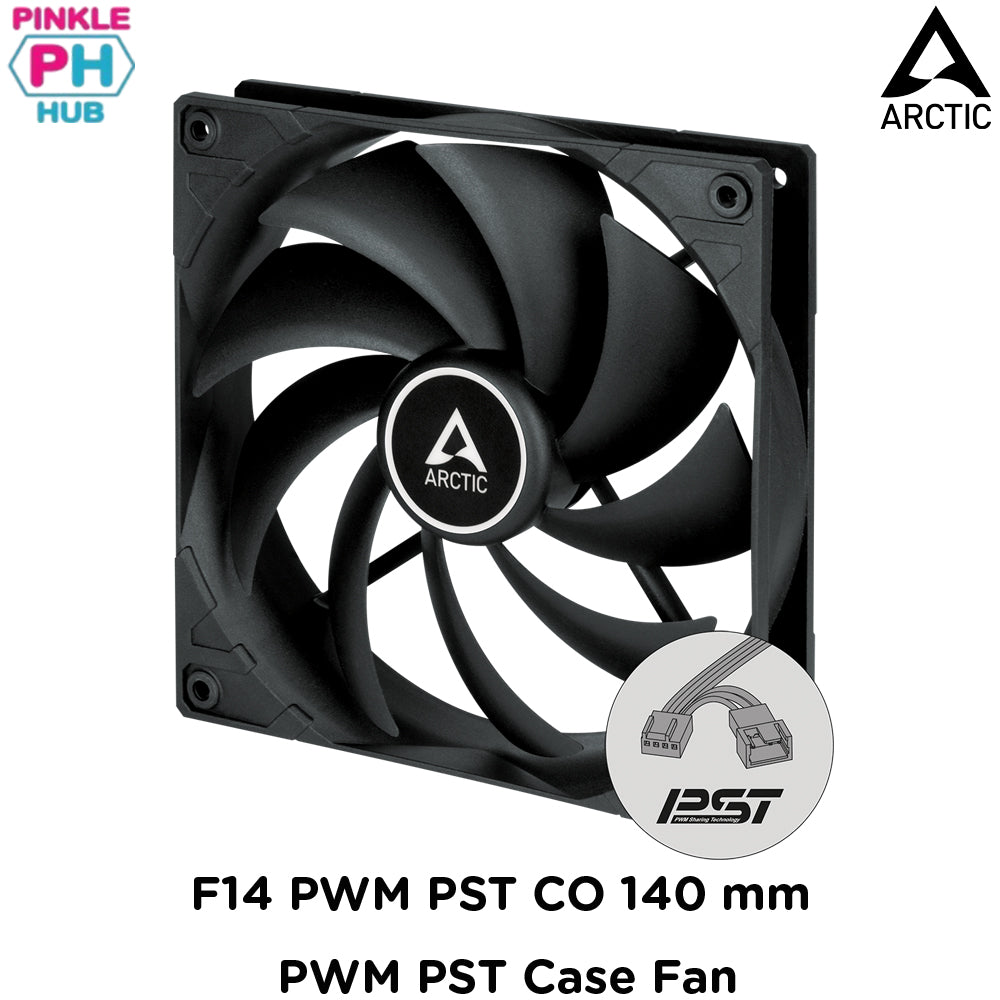 Arctic F14 PWM PST CO 140 mm PWM PST Case Fan for Continuous Operation 200-1350 RPM