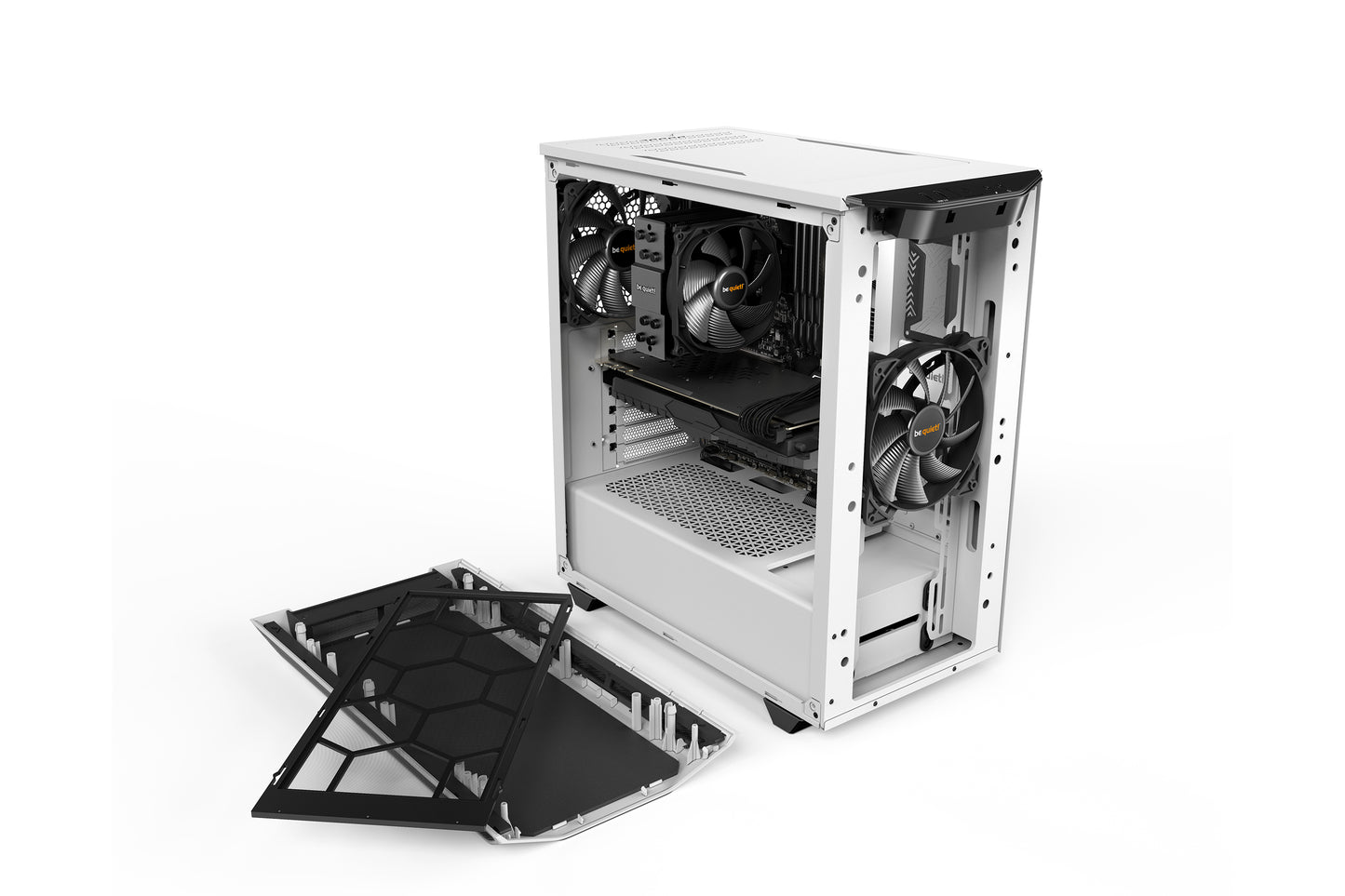 Be Quiet PURE BASE 500 Window White, Outstanding price-performance ratio (BGW35)
