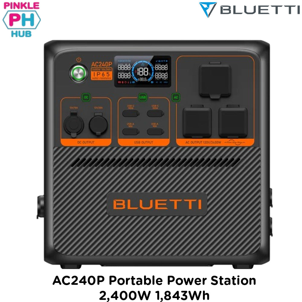 BLUETTI AC240P Portable Power Station | 2,400W 1,843Wh