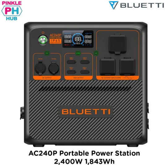 BLUETTI AC240P Portable Power Station | 2,400W 1,843Wh