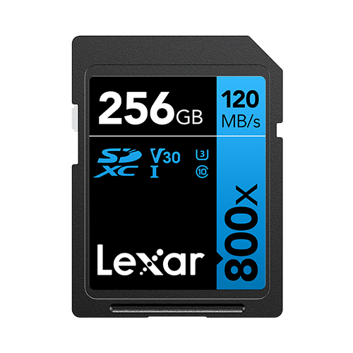 Lexar Professional 800x SDXC™ UHS-I cards