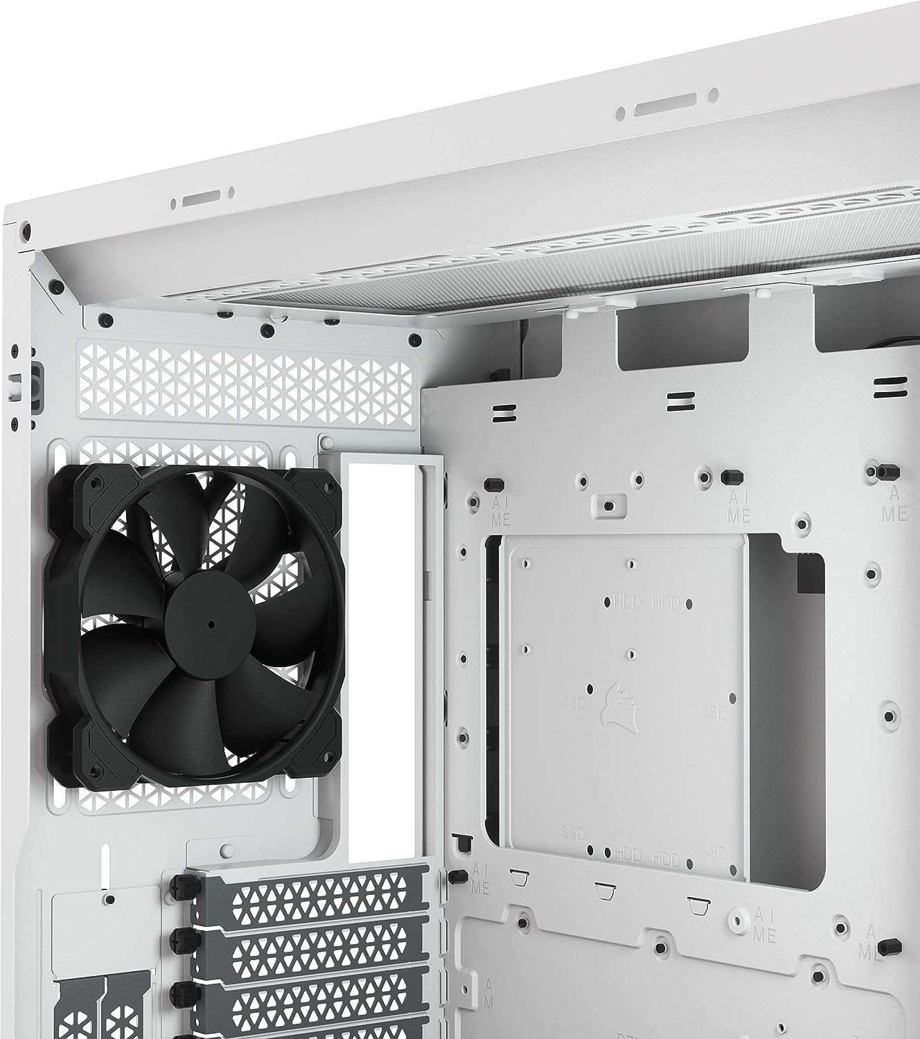 Corsair 5000D AIRFLOW Tempered Glass Mid-Tower ATX PC Case — White (CS-CC-9011211-WW)