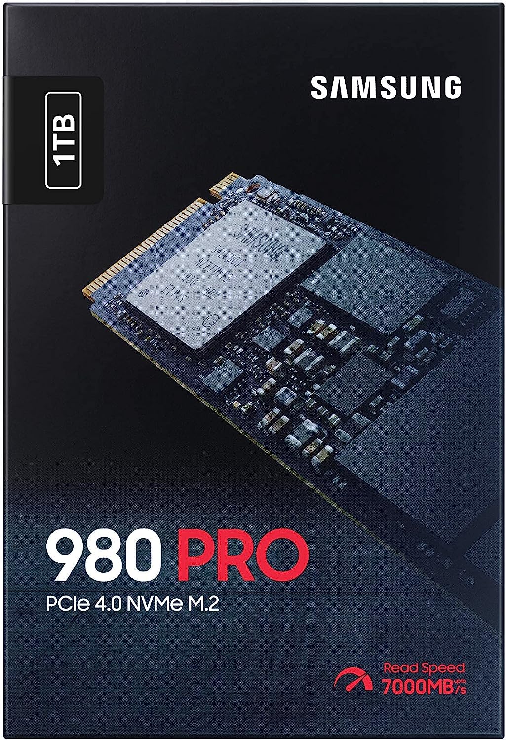 Samsung 980 PRO 1TB M.2 2280 PCIe Gen4 x4 NVMe (MZ-V8P1T0BW)