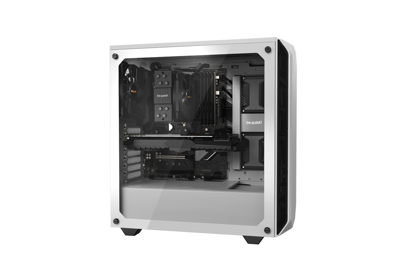 Be Quiet PURE BASE 500 Window White, Outstanding price-performance ratio (BGW35)
