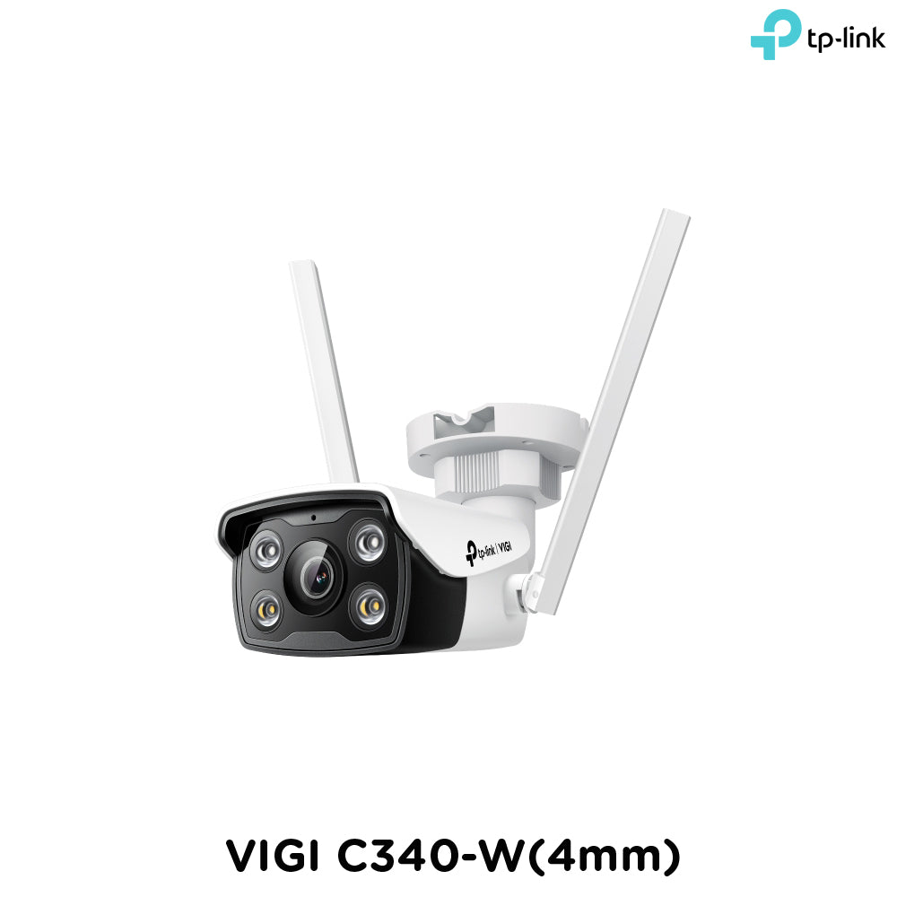 Tp-Link VIGI C340-W(4mm) I VIGI 4MP Outdoor Full-Color Wi-Fi Bullet Network Camera