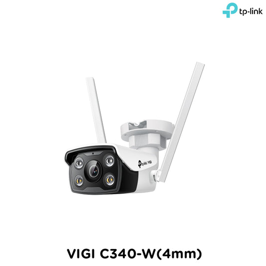 Tp-Link VIGI C340-W(4mm) I VIGI 4MP Outdoor Full-Color Wi-Fi Bullet Network Camera