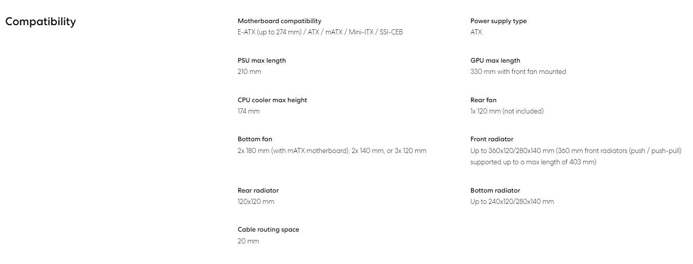 Fractal Torrent Compact RGB White TG Clear Tint
