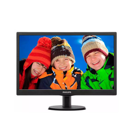 Philips 193V5LHSB2 18.5" WLED Monitor | With Vesa | TN Panel | Connectivity : VGA & HDMI ports | HD Ready Resolution : 1366 x 768 | Warranty : 3 years 3/3/0
