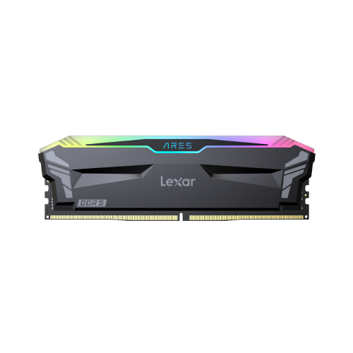 LEXAR ARES RGB 32GB (16GBx2) DDR5-5600 MHz CL32 UDMM Desktop Memory (Support Intel XMP 3.0 & EXPO™)