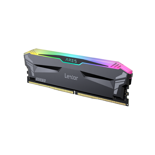 LEXAR ARES RGB 32GB (16GBx2) DDR5-5600 MHz CL32 UDMM Desktop Memory (Support Intel XMP 3.0 & EXPO™)