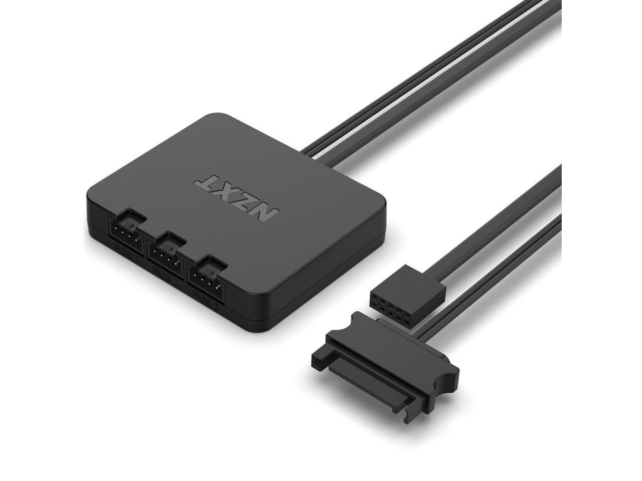 NZXT F140 RGB Core 140mm Hub-Mounted RGB Fan,Double (RF-C14DF)