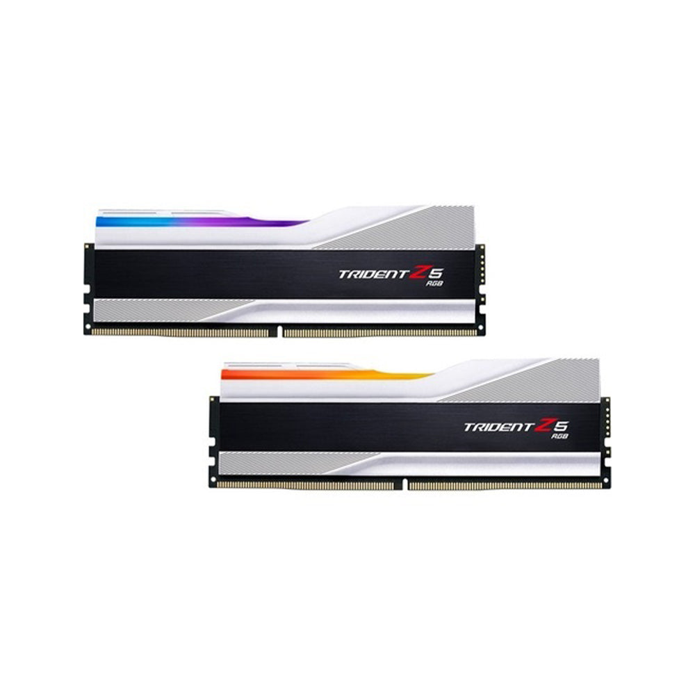 G.skill Trident Z5 RGB 32GB (2x16GB) DDR5-6000 CL40-40-40-96 1.35V Intel XMP SILVER (F5-6000J4040F16GX2-TZ5RS)