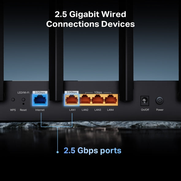 Tp-Link Archer BE400 I BE6500 Dual-Band Wi-Fi 7 Router