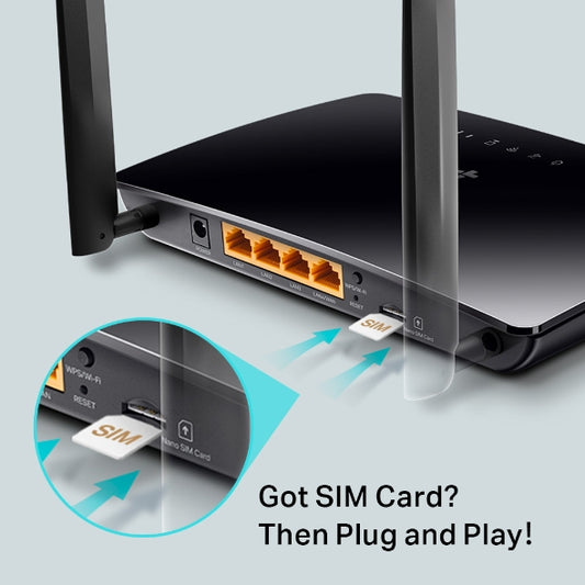 Tp-Link Archer MR202 I AC750 Wireless Dual Band 4G LTE Router