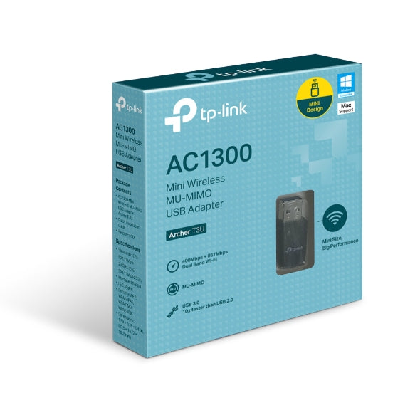 Tp-Link Archer T3U I AC1300 Mini Wireless MU-MIMO USB Adapter