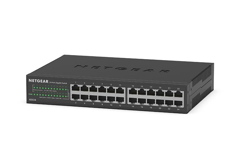 NETGEAR SOHO 24-Port Gigabit Ethernet Unmanaged Switch Version 2.0 (GS324-200NAS / GS324-200EUS)