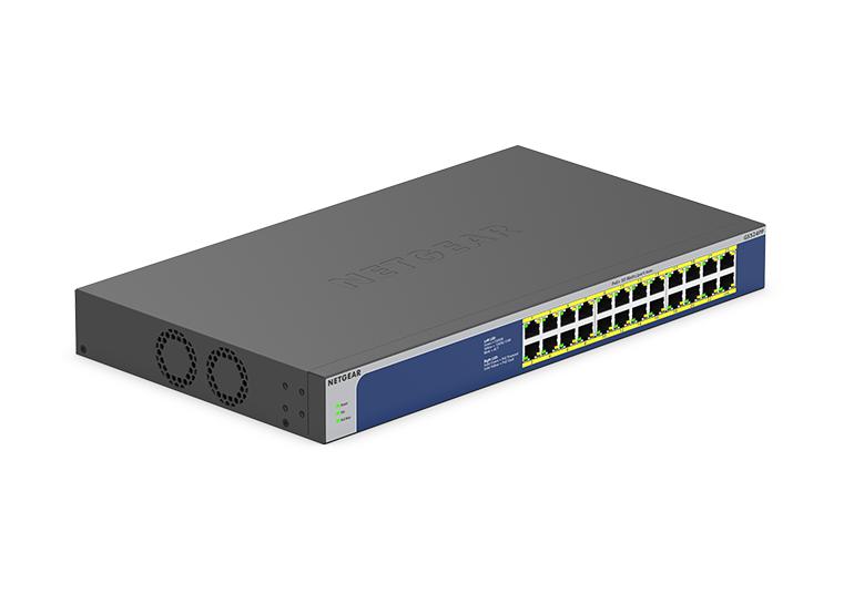 NETGEAR 24-Port Gigabit Ethernet High-Power PoE+ Unmanaged Switch 300W (GS524PP-100EUS)