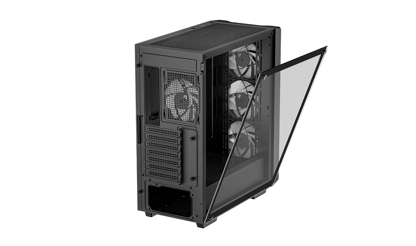 Deepcool CC560 Mid-Tower Case ARGB V2 (R-CC560-BKTAA4-G-2)