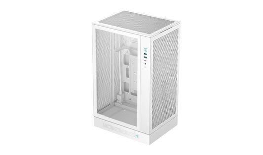 Deepcool CH270 DIGITAL WHITE elevated mini-tower case