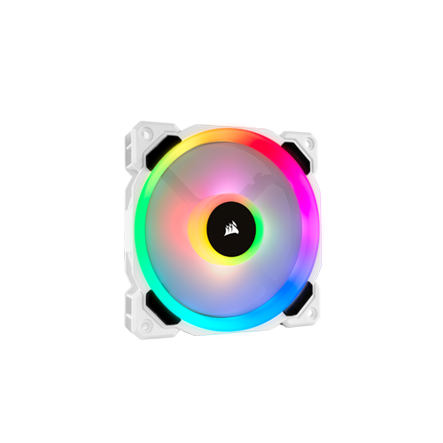 Corsair LL120 RGB Dual Light Loop White RGB LED PWM Fan — Single Pack (CS-CO-9050091-WW)