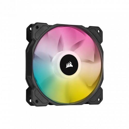 Corsair iCUE SP120 RGB ELITE Performance 120mm PWM Fan, Single Pack (CS-CO-9050108-WW)